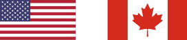 US and Canada flag
